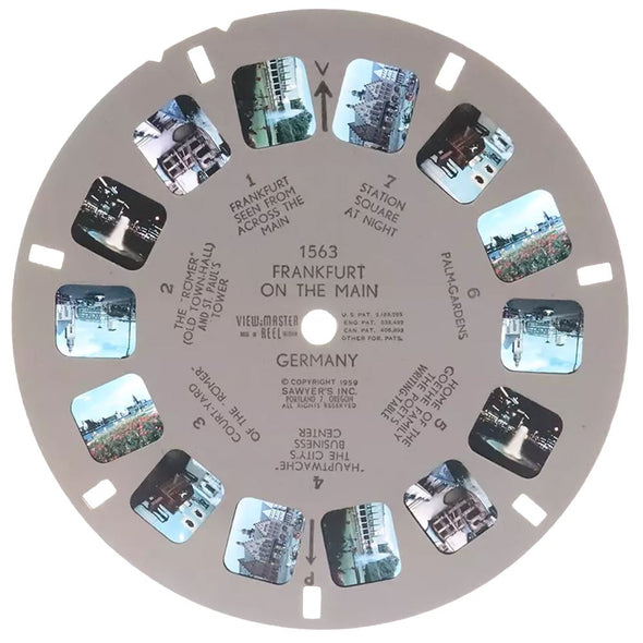 5 ANDREW - Frankfurt on the Main - Germany - View-Master Single Reel - vintage - 1563 Reels 3dstereo 