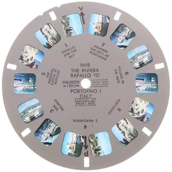 5 ANDREW - Riviera Rapallo To Portofino - Italy - View-Master Single Reel - vintage - 1618 Reels 3dstereo 