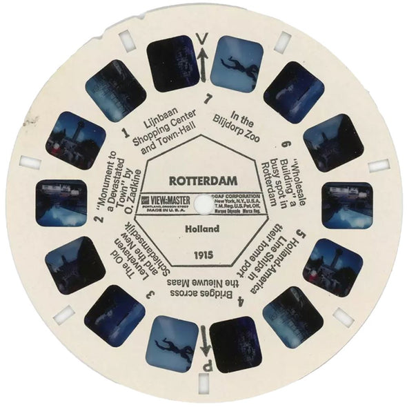 5 ANDREW - Rotterdam - Holland - View-Master Single Reel - vintage - 1915 Reels 3dstereo 