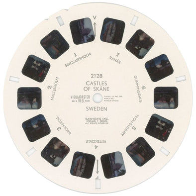 Castle of Skáne, Sweden - View-Master Single Reel - vintage - 2128 Reels 3dstereo 