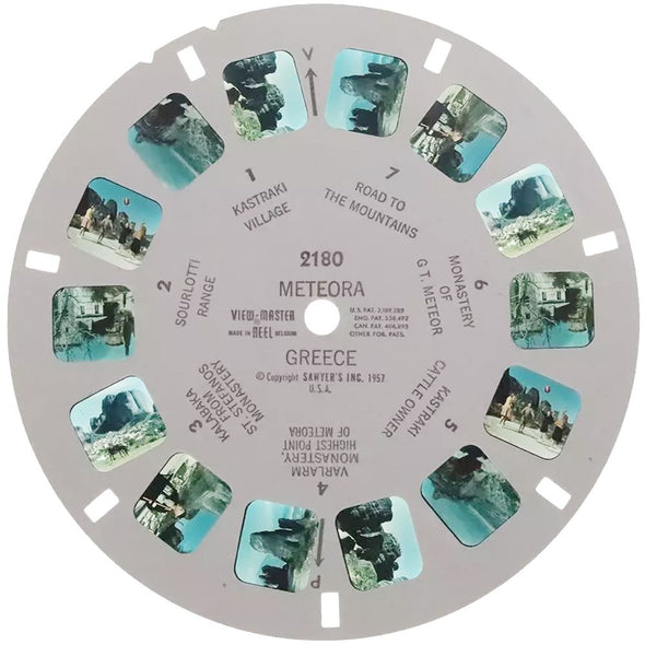 5 ANDREW - Meteora - Greece - View-Master Single Reel - vintage - 2180 Reels 3dstereo 