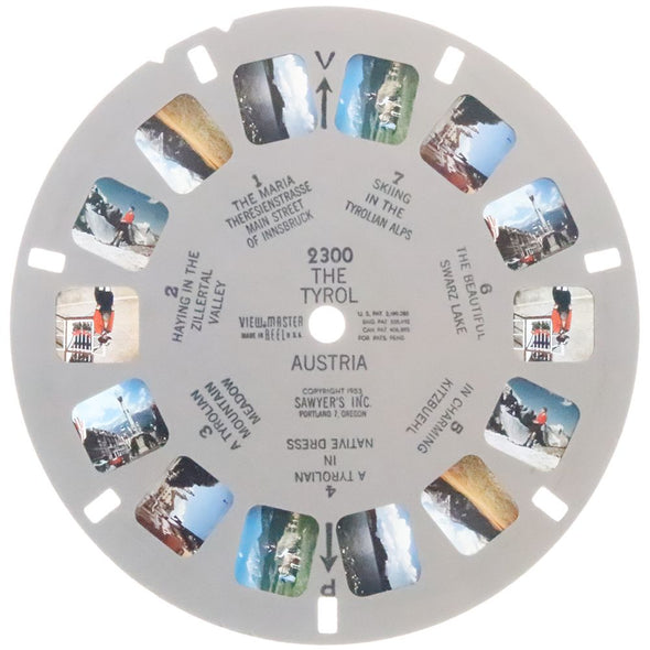 10 ANDREW - The Tyrol - View-Master Single Reel - 1953 - vintage - 2300 Reels 3dstereo 