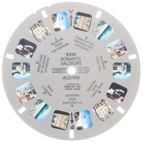 10 ANDREW - Romantic Salzburg - View-Master Single Reel - 1953 - vintage - 2310 Reels 3dstereo 