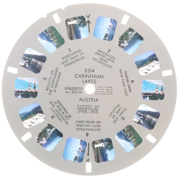10 ANDREW - Carinthian Lakes - View-Master Single Reel - 1959 - vintage - 2314 Reels 3dstereo 