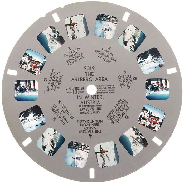 5 ANDREW - The Arlberg Area In Winter - Austria - View-Master Single Reel - vintage - 2319 Reels 3dstereo 