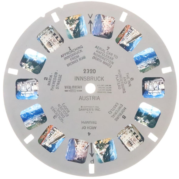 10 ANDREW - Innsbruck - View-Master Single Reel - 1956 - vintage - 2320 Reels 3dstereo 