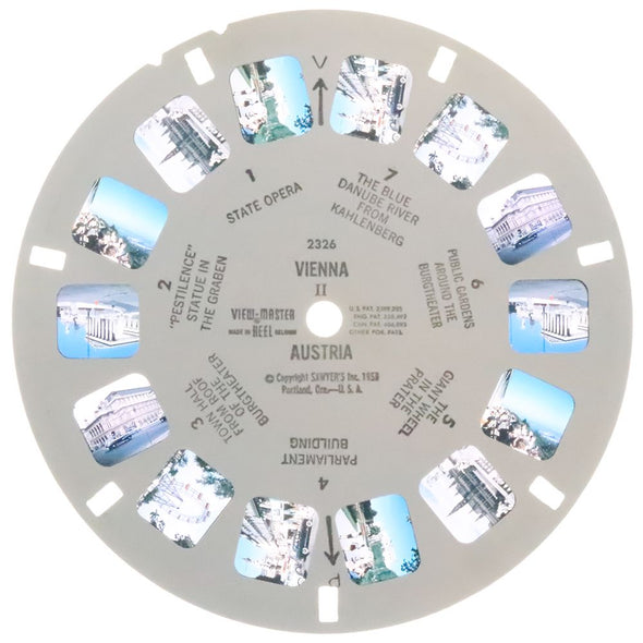 10 ANDREW - Vienna II - View-Master Single Reel - 1958 - vintage - 2326 Reels 3dstereo 