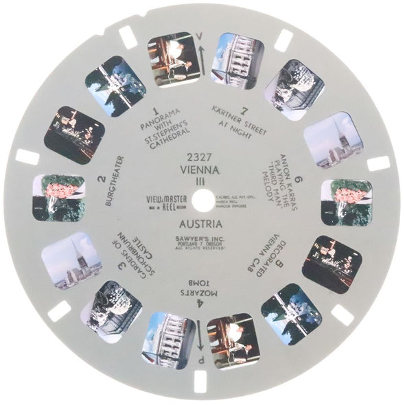 10 ANDREW - Vienna III - View-Master Single Reel - vintage - 2327 Reels 3dstereo 