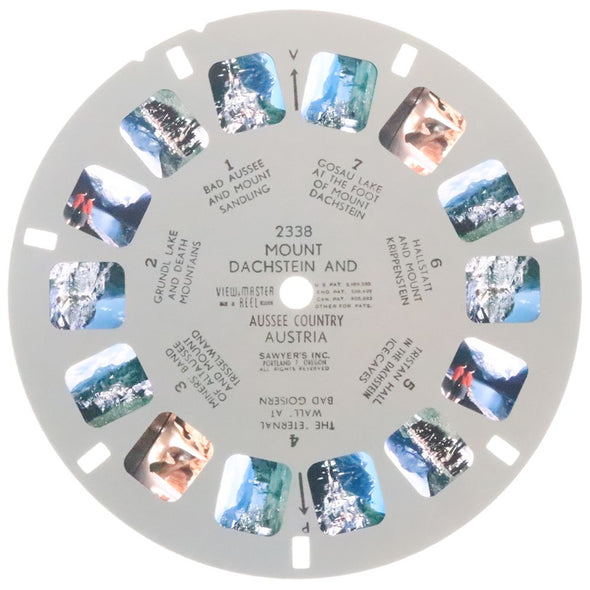 10 ANDREW - Mount Dachstein and Aussee Country - View-Master Single Reel - vintage - 2338 Reels 3dstereo 