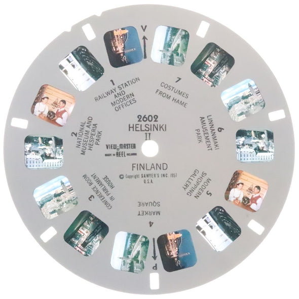 10 ANDREW - Helsinki II - View-Master Single Reel - 1957 - vintage - 2602 Reels 3dstereo 