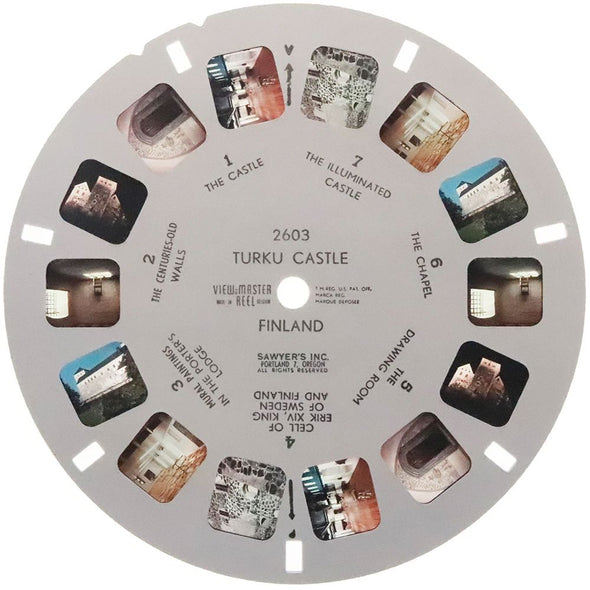 8 ANDREW - Turku Castle - Finland - View-Master Single Reel - vintage - 2603 Reels 3dstereo 