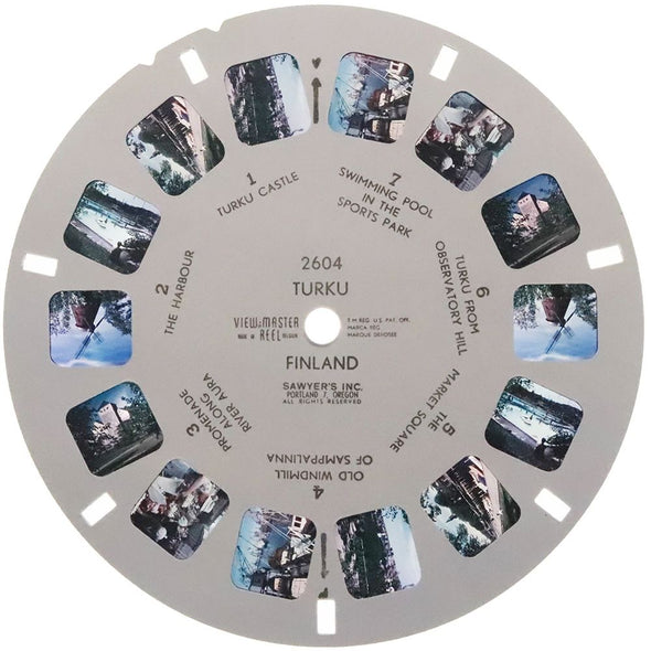 8 ANDREW - Turku - Finland - View-Master Single Reel - vintage - 2604 Reels 3dstereo 