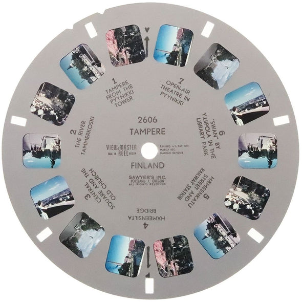 8 ANDREW - Tampere - Finland - View-Master Single Reel - vintage - 2606 Reels 3dstereo 