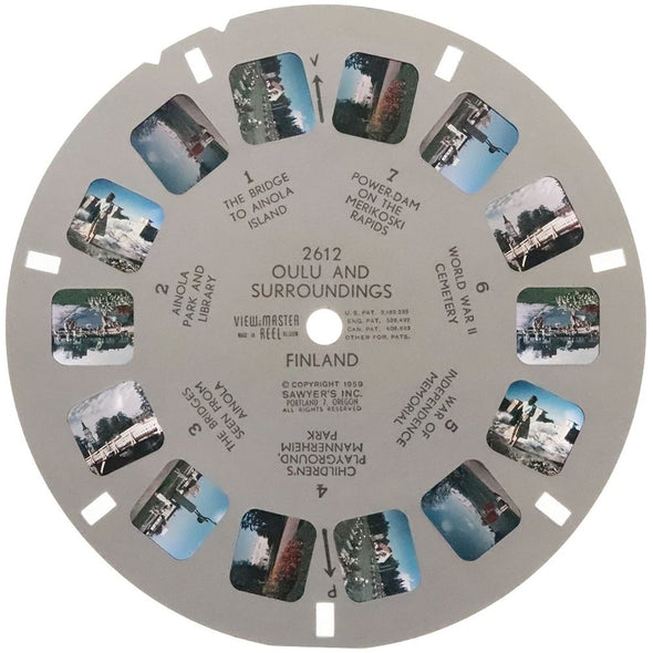 8 ANDREW - Oulu and Surroundings - Finland - View-Master Single Reel - vintage - 2612 Reels 3dstereo 