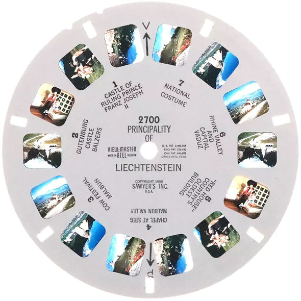 5 ANDREW - Principality of Liechtenstein - View-Master Single Reel - #2700 - vintage Reels 3dstereo 