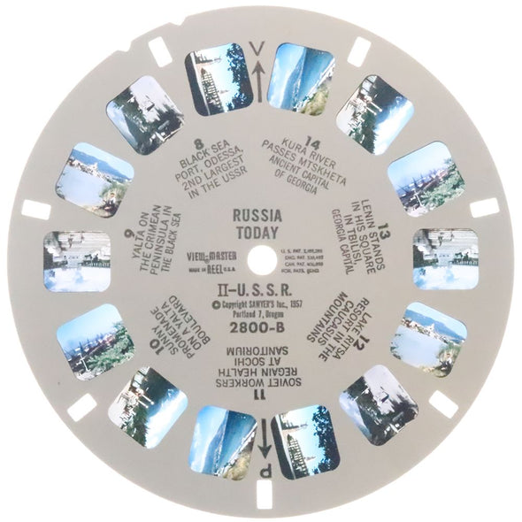 10 ANDREW - Russia Today II - View-Master Single Reel - 1957 - vintage - 2800-B Reels 3dstereo 
