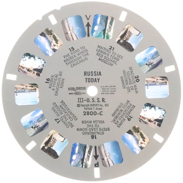 10 ANDREW - Russia Today III - View-Master Single Reel - 1957 - vintage - 2800-C Reels 3dstereo 