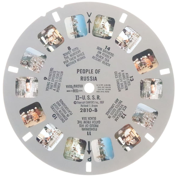 10 ANDREW - People of Russia II - View-Master Single Reel - 1957 - vintage - 2810-B Reels 3dstereo 