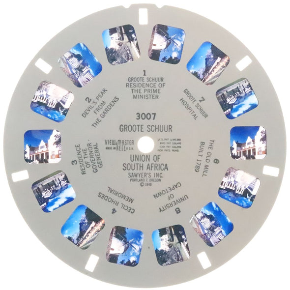 10 ANDREW - Groote Schuur - View-Master Single Reel - 1948 - vintage - 3007 Reels 3dstereo 