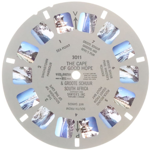 10 ANDREW - The Cape of Good Hope - View-Master Single Reel - 1948 - vintage - 3011 Reels 3dstereo 