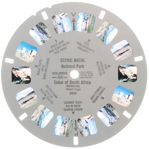 10 ANDREW - Scenic Natal National Park - View-Master Single Reel - vintage - 3024 Reels 3dstereo 