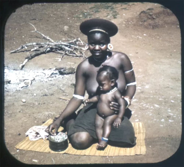Natives of Zululand - View-Master Printed Reel - 1950 - vintage - #3029 Reels 3dstereo 