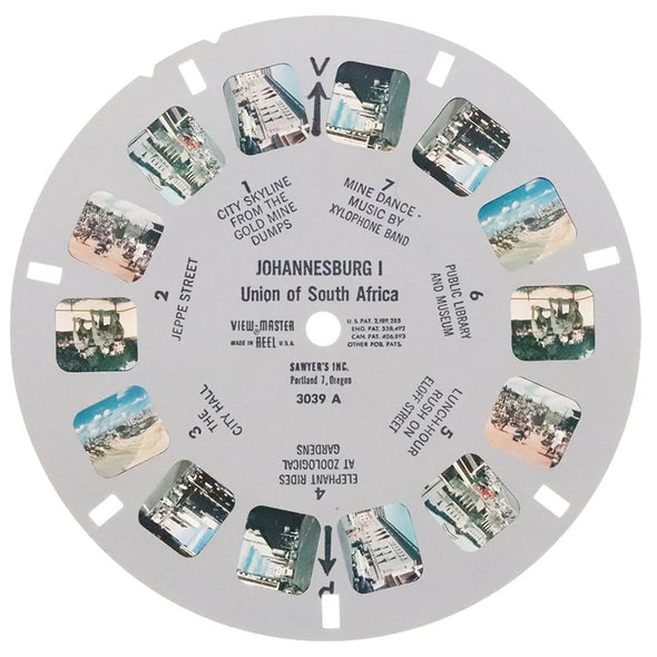 5 ANDREW - Johannesburg I - Union of South Africa - View-Master Single Reel - vintage - 3039-A Reels 3dstereo 