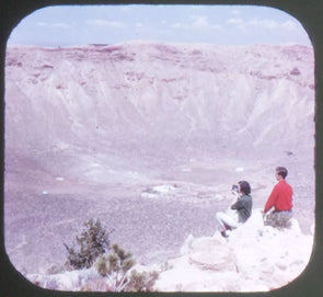 5 ANDREW - Arizona Meteor Crater - Near Winslow, Arizona - View-Master Single On-Location Reel - vintage - #37 Reels 3dstereo 