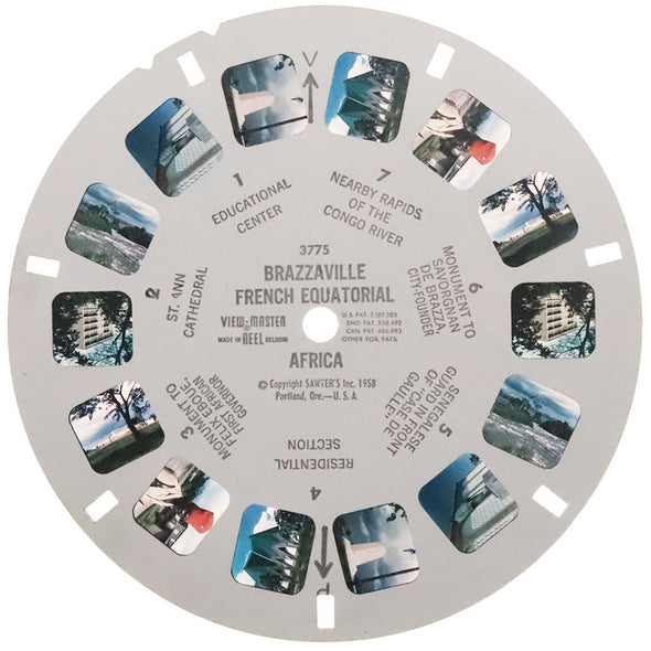 5 ANDREW - Brazzaville French Equatorial - Africa - View-Master Single Reel - vintage - 3775 Reels 3dstereo 