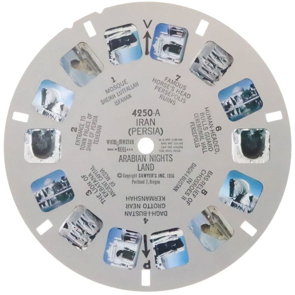 10 ANDREW - Iran - Persia - View-Master Single Reel - vintage - 4250A Reels 3dstereo 