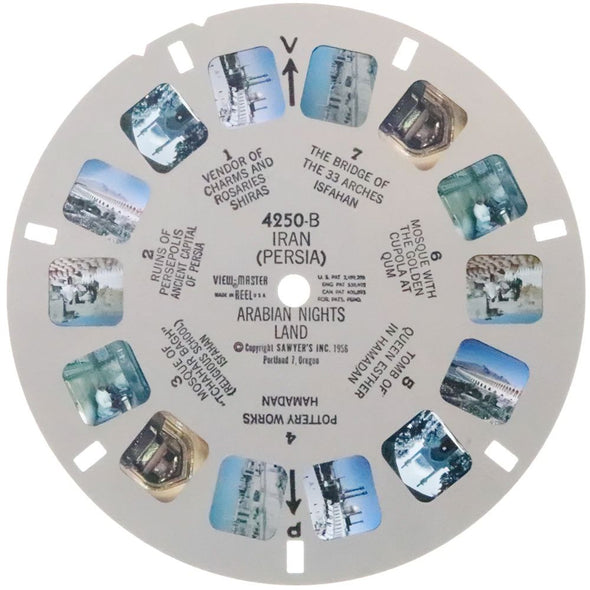 Iran - Persia - View-Master Single Reel - vintage - 4250B Reels 3dstereo 