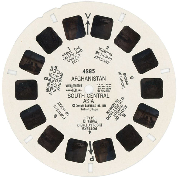 Afghanistan - South Central Asia - View-Master Single Reel - 1956 - vintage - 4285 Reels 3dstereo 