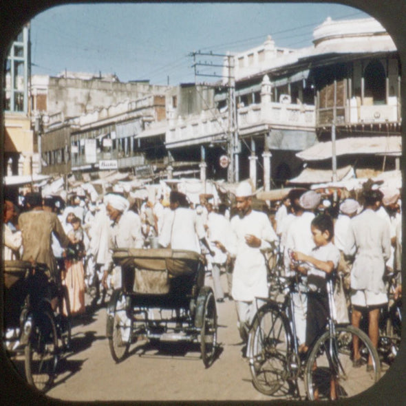 Old Delhi India - View-Master Single Reel - vintage - 4306 Reels 3dstereo 