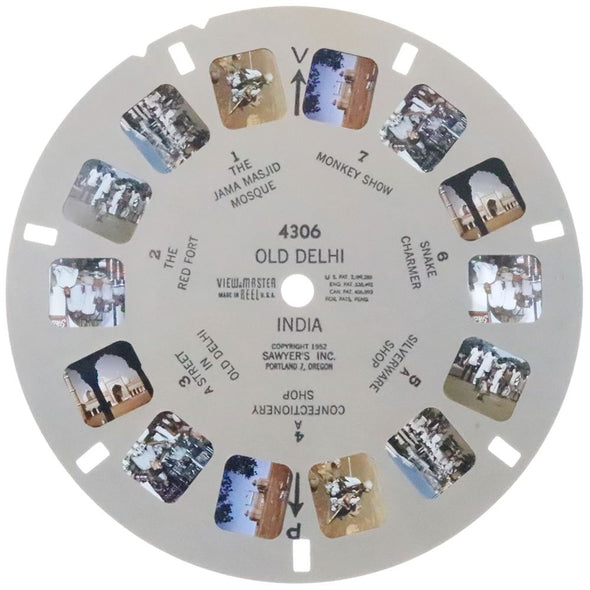 Old Delhi India - View-Master Single Reel - vintage - 4306 Reels 3dstereo 