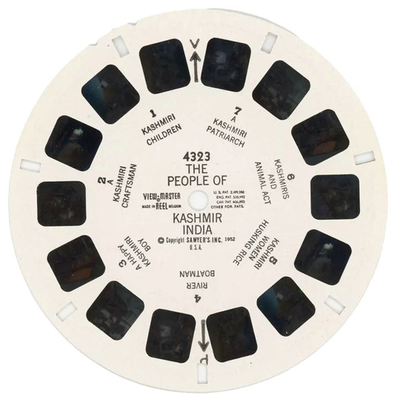 5 ANDREW - People of Kashmir - India - View-Master Single Reel - vintage - #4323 Reels 3dstereo 