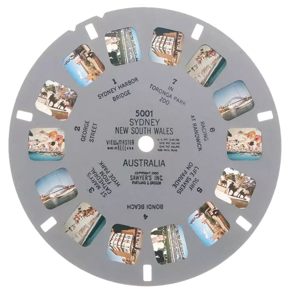 5 ANDREW- Sydney New South Wales - Australia - View-Master Single Reel - vintage - 5001 Reels 3dstereo 