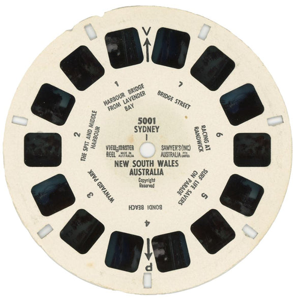 5 ANDREW - Sydney, New South Wales - Australian View-Master Single Reel - vintage - 5001 Packet 3dstereo 