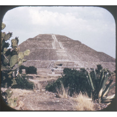5 ANDREW - Pyramids of Teotihijacan and Tenayuca Mexico - View-Master Single Reel - 1948 - vintage - 506 Packet 3dstereo 