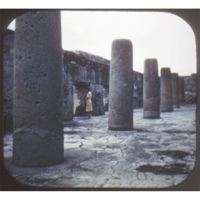 5 ANDREW - Monte Alban & Mitla Ruins, Oaxaca Mexico - View-Master Single Reel - 1944 - vintage - 507 Packet 3dstereo 