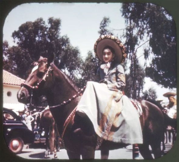 5 ANDREW - Charros Costumes and Dances of Mexico - View-Master Single Reel - 1946 - vintage - 524 Reels 3dstereo 