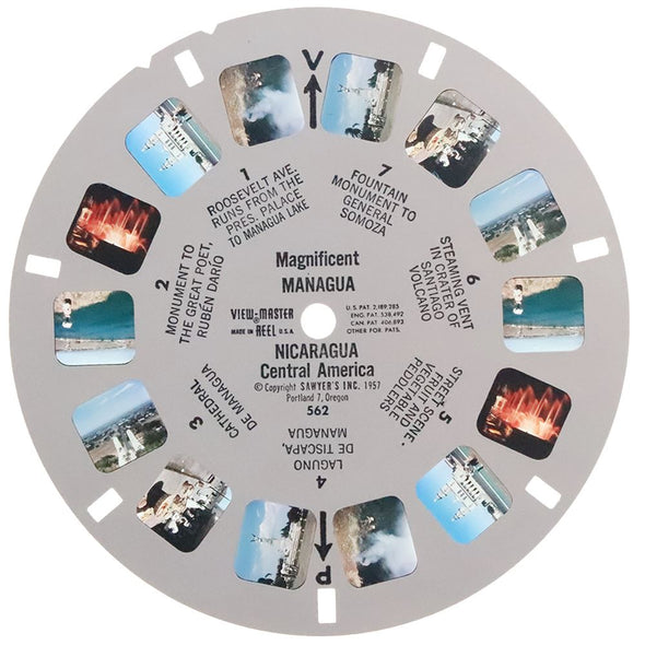 Magnificent Managua - Nicaragua - View-Master Single Reel - vintage - 562 Reels 3dstereo 