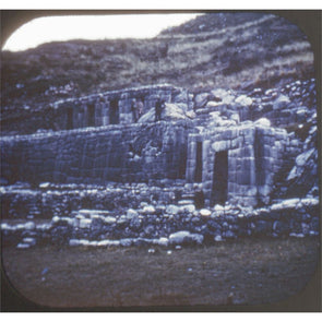 5 ANDREW - Ruins of Sacsahuaman Fortress - Cuzco - Peru - View-Master Single Reel - vintage - 625 Reels 3dstereo 