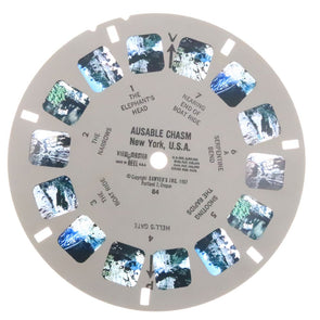 9018 - Ausable Chasm, New York View-Master - Vintage Single Reel 3dstereo 