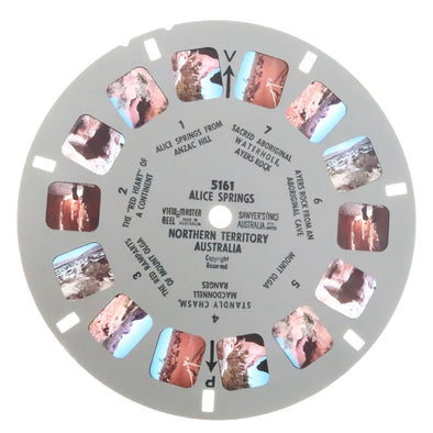 Alice Springs - View-Master - Single Reel - vintage - 5161 Reels 3dstereo 