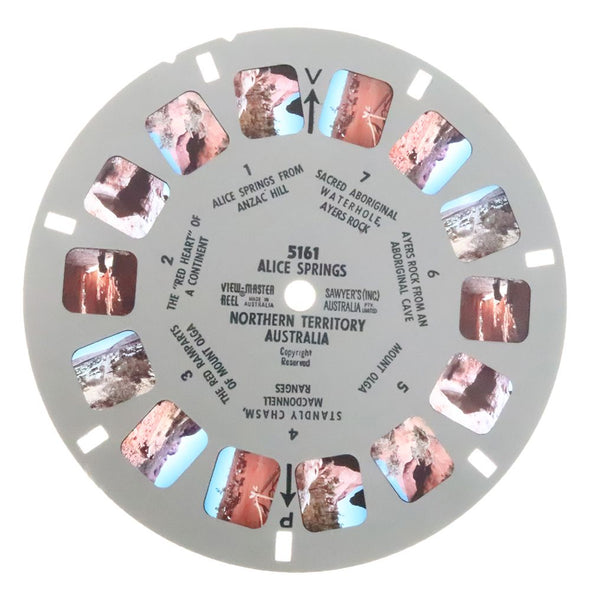Alice Springs - View-Master - Single Reel - vintage - 5161 Reels 3dstereo 
