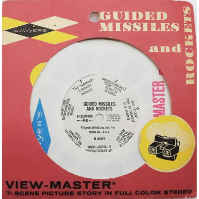 5 ANDREW - Guided Missiles and Rockets - View-Master Single Reel - vintage - B6564 Packet 3dstereo 