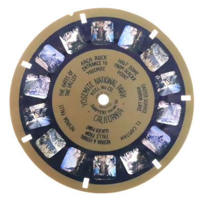 Yosemite National Park - California- View-Master Blue-Ring Reel - vintage - (BR-131c) Reels 3dstereo 