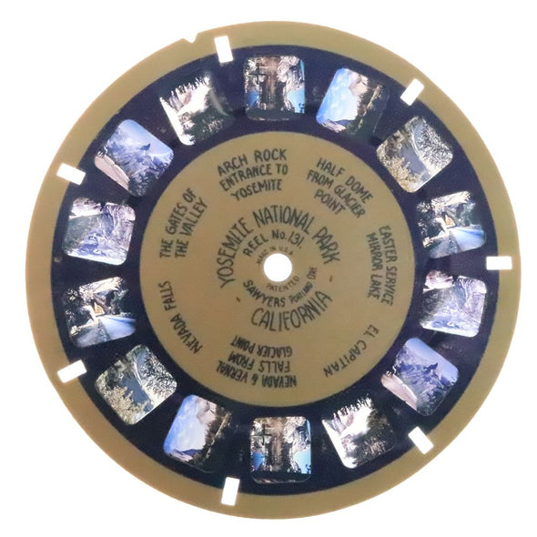 Yosemite National Park - California- View-Master Blue-Ring Reel - vintage - (BR-131c) Reels 3dstereo 