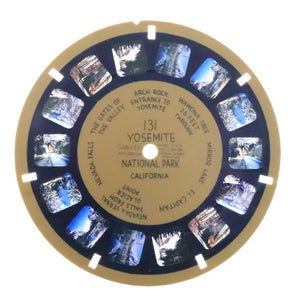 Yosemite National Park - California- View-Master Blue-Ring Reel - vintage - (BR-131n) Reels 3dstereo 
