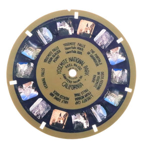Yosemite National Park - California- View-Master Blue-Ring Reel - vintage - (BR-132c) Reels 3dstereo 